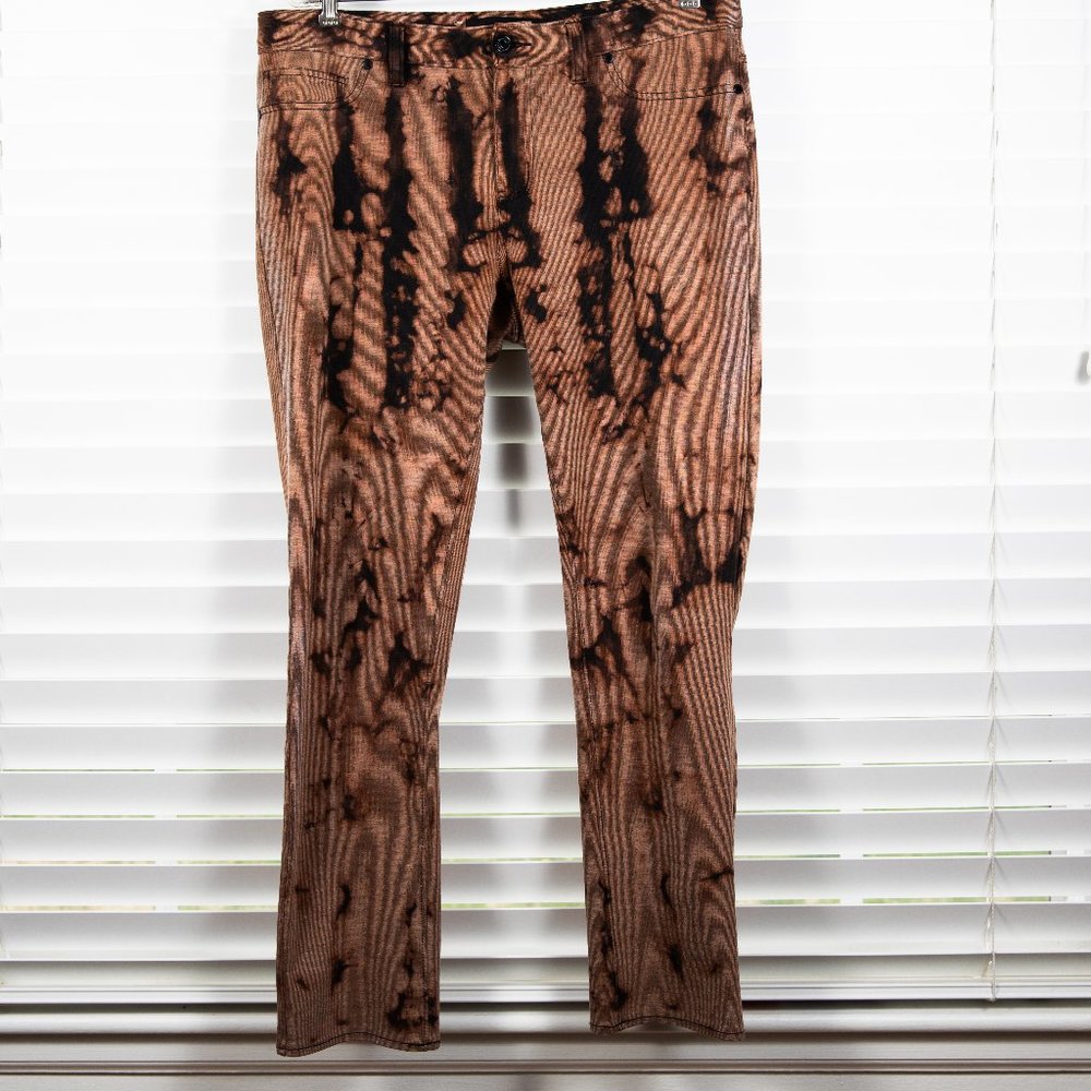 Upcycled Bleach Dye Calvin Klein Dress Pants